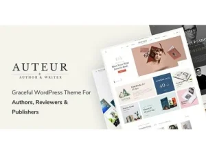 Auteur – WordPress Theme for Authors and Publishers