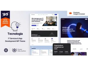 Tecnologia – IT SAAS Software Technology WordPress Theme